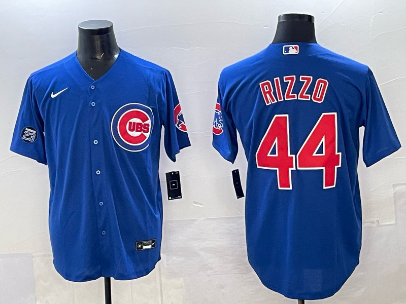 Men Chicago Cubs #44 Rizzo blue Nike MLB 2025 jersey 0098